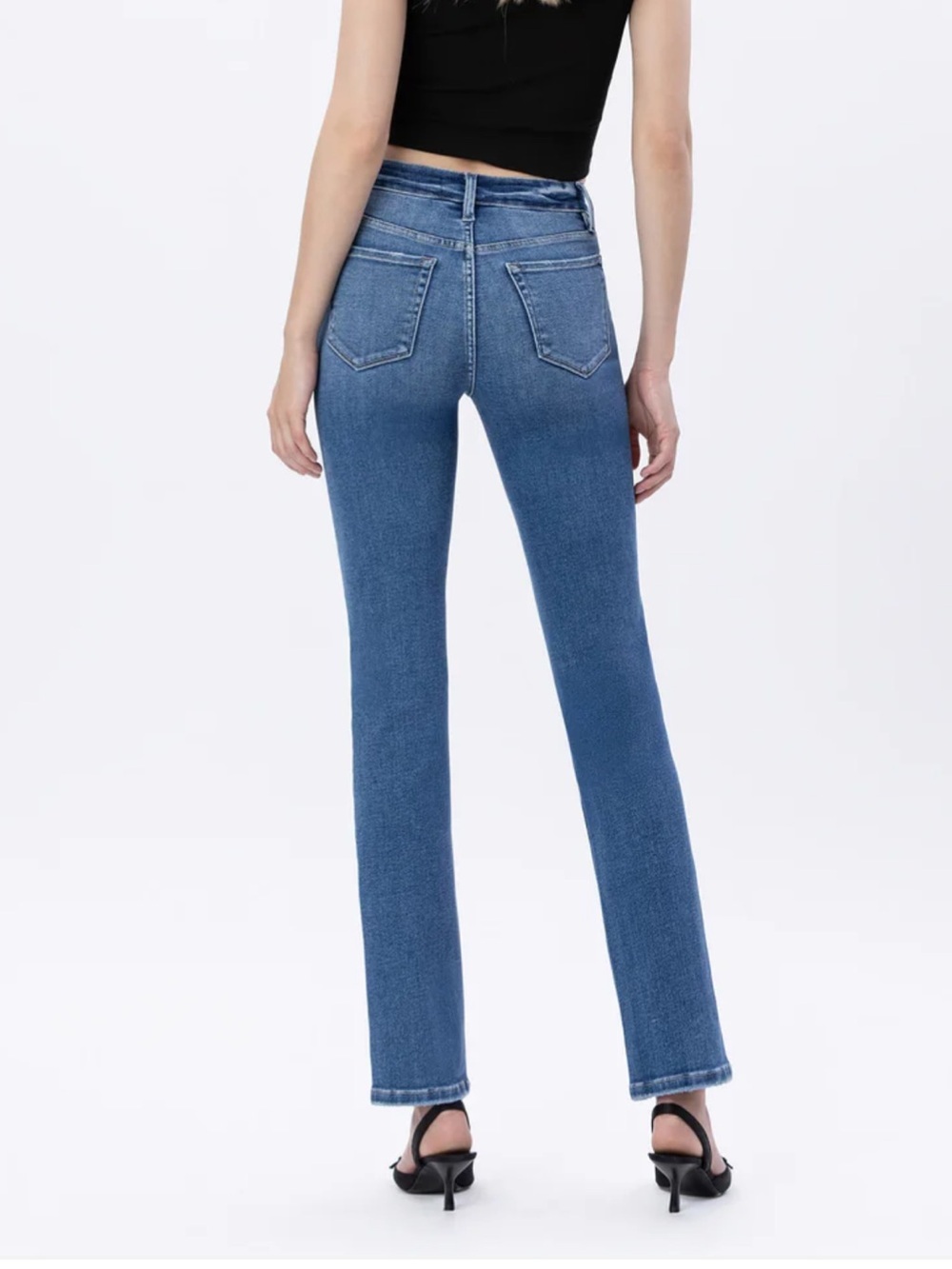 Vervet Luxuries jeans high rise slim straight jeans T6201 size 31 - Picture 6 of 11